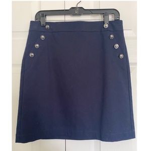 Talbots A-line Skirt - Navy Blue - size 6 New with Tags!